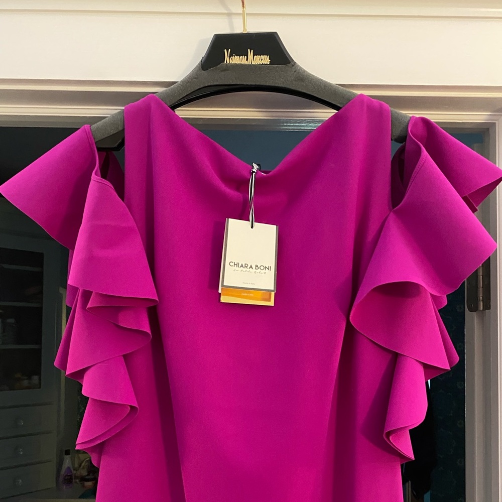 Chiara Boni, never worn, beautiful fuchsia long.